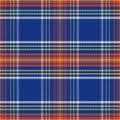 Vector seamless blue and red Scottish tartan Royalty Free Stock Photo