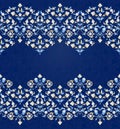 Vector seamless border in Eastern style.