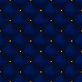 Vector seamless buttoned leather pattern . Upholstery or walls.