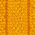 Vector seamless cable stitch pattern Royalty Free Stock Photo