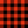 Vector seamless check pattern background. Tartan plaid lumberjack.