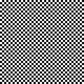 Vector seamless checkered flag pattern. Geometric texture. Black-and-white background. Monochrome design. Royalty Free Stock Photo