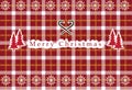 Vector seamless christan tartan ,tartan pattern,Christmas cards Royalty Free Stock Photo