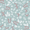 Vector seamless christmas background