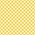 Vector seamless classic yellow table cloth texture with diagonal lines Royalty Free Stock Photo