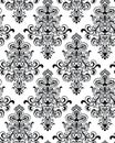 Vector. Seamless Classicism Wallpaper Royalty Free Stock Photo