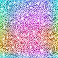 Vector seamless colorful gradient sparkle glitter pattern Royalty Free Stock Photo