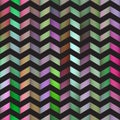 Vector Seamless Colorful Gradient ZigZag Black Line Bright Polygons Pattern