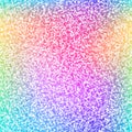 Vector seamless colorful holographic gradient sparkle glitter pattern Royalty Free Stock Photo