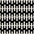 Vector Seamless Connected Rounded Rail Lines Abstract Pattern