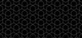 Vector seamless cubic hexagon pattern. Modern stylish thin linear texture