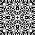 Vector seamless curve pattern black and white. abstract background wallpaper. vector illustration.