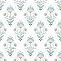 Vector seamless damask floral pattern for fabric or wallpaper.