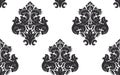 Vector. Seamless damask pattern Royalty Free Stock Photo