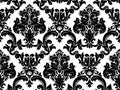 Vector. Seamless damask pattern Royalty Free Stock Photo