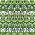 Vector Seamless Damask Pattern Royalty Free Stock Photo