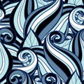 Vector Seamless Damask Pattern Royalty Free Stock Photo