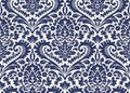 Vector seamless damask pattern Royalty Free Stock Photo