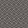 Vector seamless pattern. Geometric striped ornament. Thin rectangle shapes tiling.