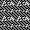 Vector seamless diagonal lines and triangle pattern black and white. abstract background wallpaper. vector illustration.