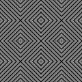 Vector seamless diamond lines pattern black and white. abstract background wallpaper. vector illustration.