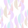 Vector seamless elegant abstract pattern for design wallpaper, fabric, hijab in pastel colors on a white background multicolored Royalty Free Stock Photo