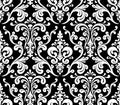 Vector. Seamless elegant damask pattern.