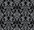 Vector. Seamless elegant damask pattern.