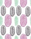 Vector Seamless Ethnic Pattern Royalty Free Stock Photo