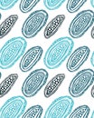 Vector Seamless Ethnic Pattern Royalty Free Stock Photo