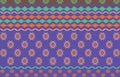 Vector seamless fabric home or wallpaper design. Pattern ethnic with geometric elements on light color background. Can use is Royalty Free Stock Photo