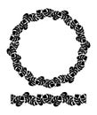 Vector Seamless fancy rope border