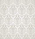 Vector seamless floral damask pattern