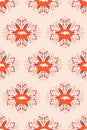 Vector seamless floral damask pattern. Rich ornament, old Damascus style. Royalty Free Stock Photo