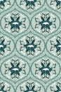 Vector seamless floral damask pattern. Rich ornament, old Damascus style. Royalty Free Stock Photo