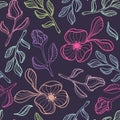 Vector seamless floral pattern