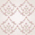Vector seamless floral pattern in Eastern style. Royalty Free Stock Photo