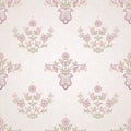 Vector seamless floral pattern in Eastern style. Royalty Free Stock Photo