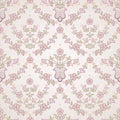 Vector seamless floral pattern in Eastern style. Royalty Free Stock Photo