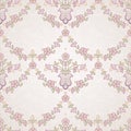 Vector seamless floral pattern in Eastern style. Royalty Free Stock Photo