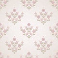 Vector seamless floral pattern in Eastern style. Royalty Free Stock Photo