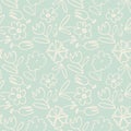 Vector seamless flower pattern background Royalty Free Stock Photo