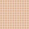 Vector seamless geometric pattern. Beige decorative tile unusual background