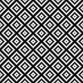 Vector seamless geometric pattern. Black-and-white background. Monochrome design.