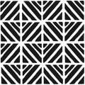 Vector seamless geometric pattern of diagonal stripes, hand-drawn lines. On white background . For decor, textile, fabric,