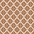 Vector seamless geometric pattern in ethnic national style of Uzbekistan, Asia.