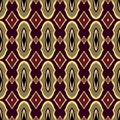 Vector Seamless Geometric Pattern in ethnic vintage style Asian ikat. Template for creating wallpapers, textile, backdrops.