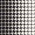 Vector Seamless Geometric Pattern. Halftone gradient color transition. Woven Lines Simple Lattice