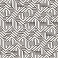 Vector seamless geometric pattern. Irregular linear grid. Composition from randomly disposed stripes. Royalty Free Stock Photo