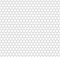 Vector seamless geometric pattern. Modern thin hexagon grid texture Royalty Free Stock Photo